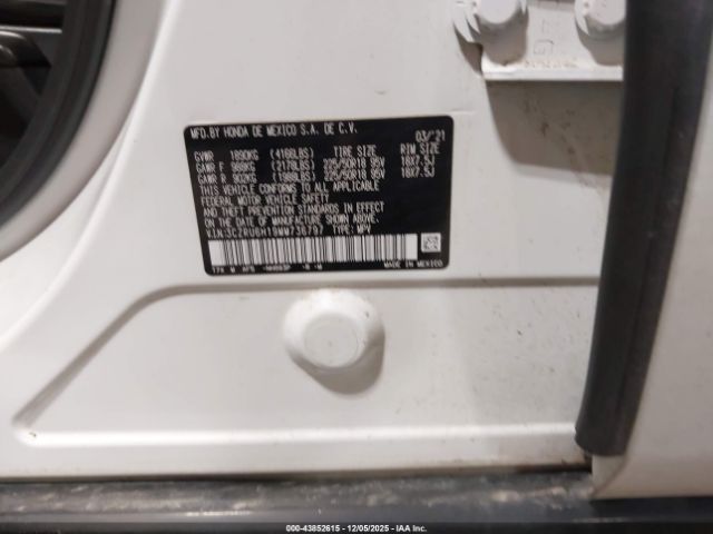 2021 HONDA HR-V 3CZRU6H19MM736797 Photo 8