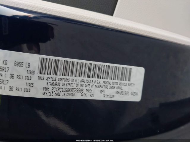 2019 CHRYSLER PACIFICA 2C4RC1BG8KR539506 Photo 8