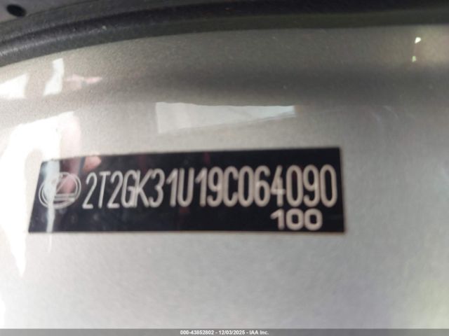 2009 LEXUS RX 350 2T2GK31U19C064090 Photo 8