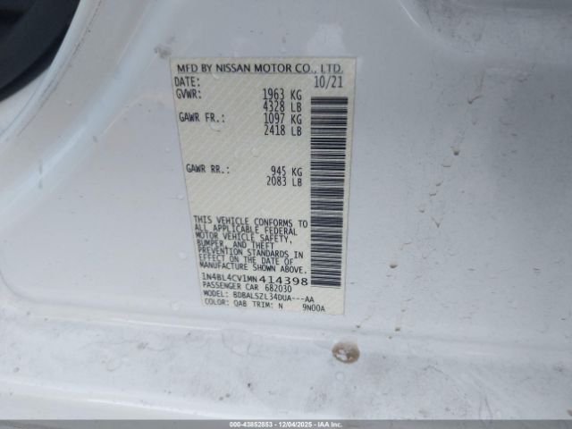 2021 NISSAN ALTIMA 1N4BL4CV1MN414398 Photo 8