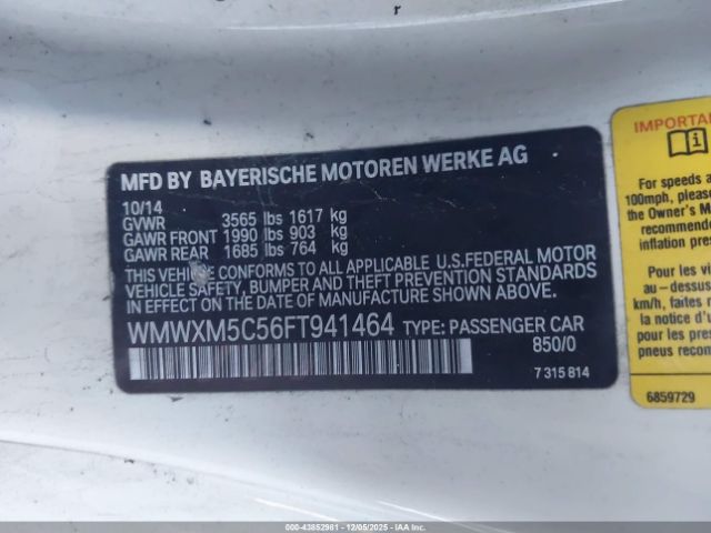 2015 MINI HARDTOP WMWXM5C56FT941464 Photo 8