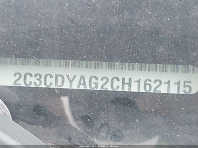 2012 DODGE CHALLENGER 2C3CDYAG2CH162115 Photo 8