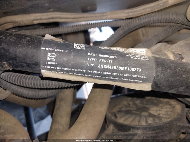 2021 POLARIS RZR 3NSN4E928MF138273 Photo 9