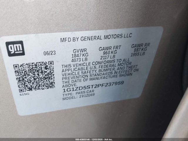 2023 CHEVROLET MALIBU 1G1ZD5ST2PF237959 Photo 8