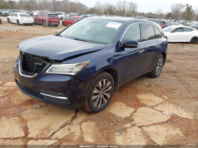 2015 ACURA MDX 5FRYD4H42FB013220 Photo 1