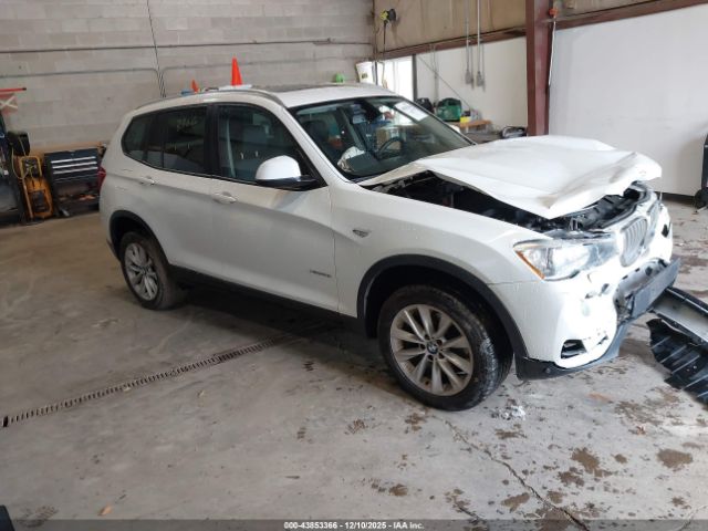 2017 BMW X3 5UXWX9C39H0W74044