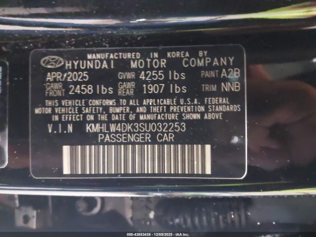 2025 HYUNDAI ELANTRA N KMHLW4DK3SU032253 Photo 8