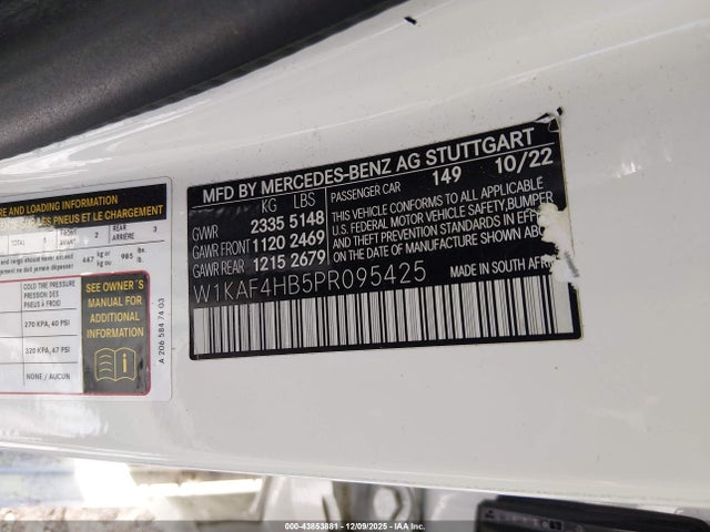 2023 MERCEDES-BENZ C 300 W1KAF4HB5PR095425 Photo 8