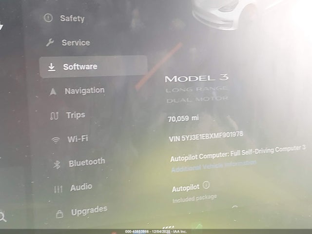 2021 TESLA MODEL 3 5YJ3E1EBXMF901978 Photo 8