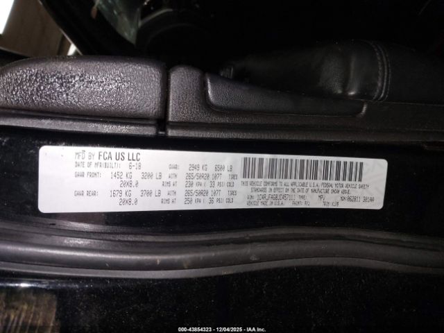 2018 JEEP GRAND CHEROKEE 1C4RJFAG8JC457111 Photo 8