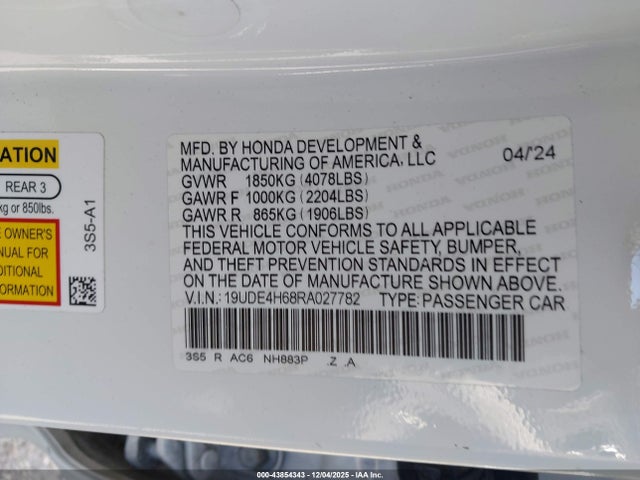 2024 ACURA INTEGRA 19UDE4H68RA027782 Photo 8
