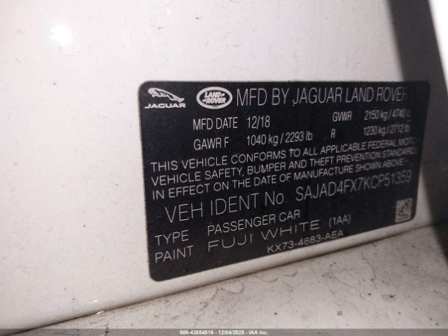 2019 JAGUAR XE SAJAD4FX7KCP51359 Photo 8