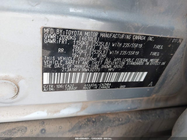 Toyota Rav4 Xle Premium 2024 2T3A1RFV1RW432775 Image 9