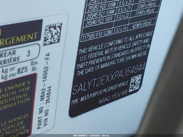 2023 LAND ROVER RANGE ROVER VELAR SALYT2EXXPA354844 Photo 8