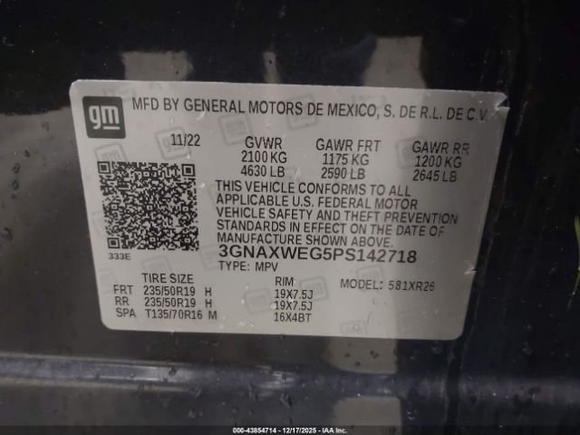 2023 CHEVROLET EQUINOX 3GNAXWEG5PS142718 Photo 8