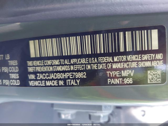 2017 JEEP RENEGADE ZACCJADB0HPE79862 Photo 8