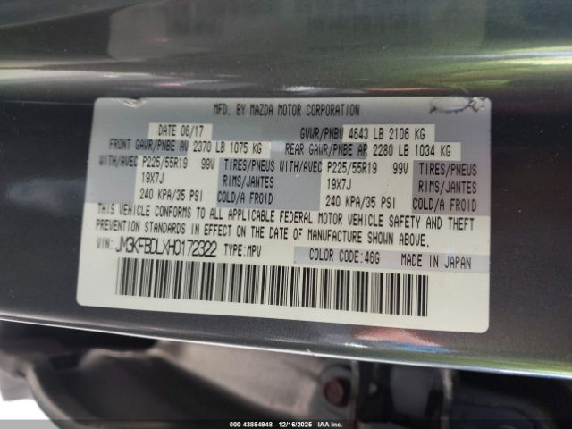 2017 MAZDA CX-5 JM3KFBDLXH0172322 Photo 8