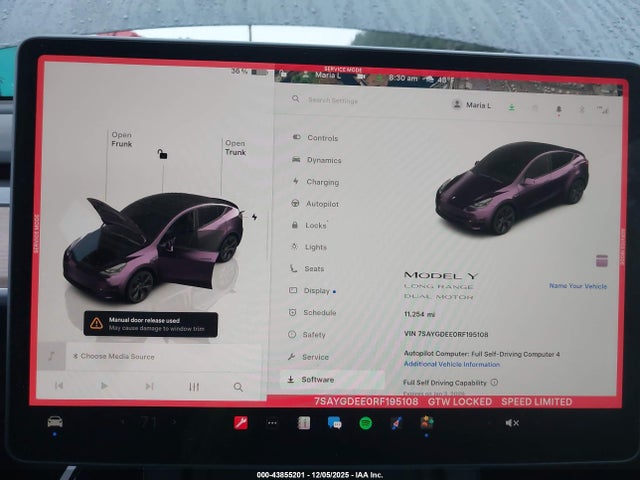 2024 TESLA MODEL Y 7SAYGDEE0RF195108 Photo 6