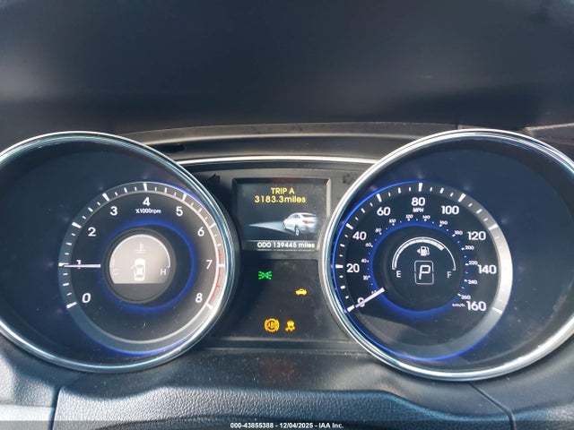 2014 Hyundai Sonata Se 2.0t მანქანა იყიდება აუქციონზე, vin: 5NPEC4AB0EH856333, აუქციონის ნომერი: 43855388