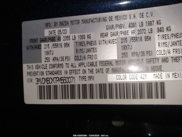 2023 MAZDA CX-30 3MVDMBCM7PM560071 Photo 8