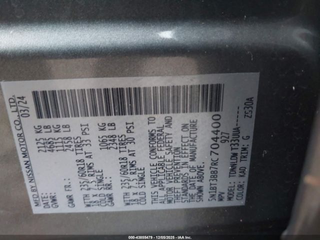 2024 NISSAN ROGUE 5N1BT3BB7RC704400 Photo 8