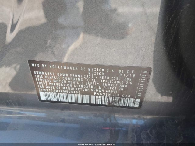 2019 VOLKSWAGEN GOLF SPORTWAGEN 3VW217AU7KM506406 Photo 8