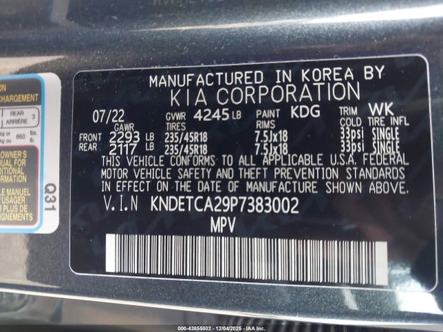 2023 KIA SELTOS KNDETCA29P7383002 Photo 8