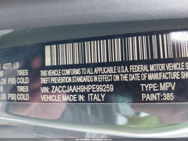 2017 JEEP RENEGADE ZACCJAAH9HPE99259 Photo 8