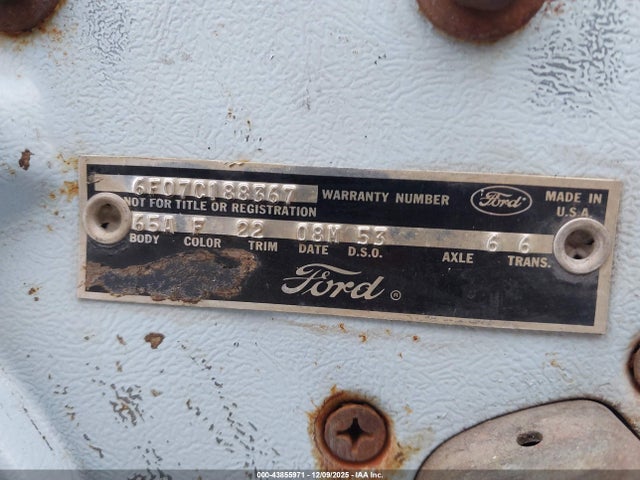 1966 FORD MUSTANG 6F07C188367 Photo 8