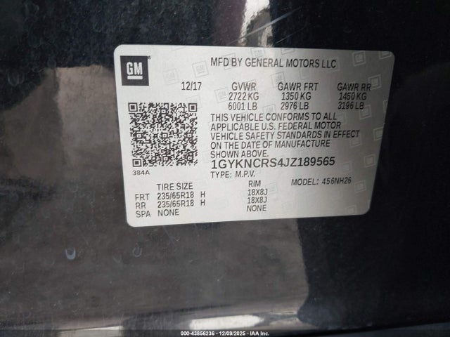 2018 CADILLAC XT5 1GYKNCRS4JZ189565 Photo 8