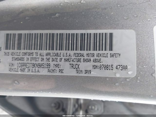 2019 RAM 1500 1C6RREDT9KN905199 Photo 8