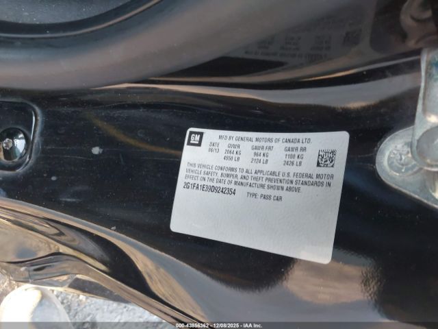 2013 CHEVROLET CAMARO 2G1FA1E39D9242354 Photo 8