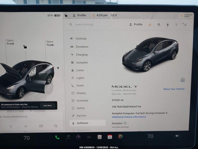 2023 TESLA MODEL Y 7SAYGDEE7PA147714 Photo 6