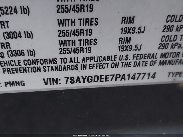 2023 TESLA MODEL Y 7SAYGDEE7PA147714 Photo 8