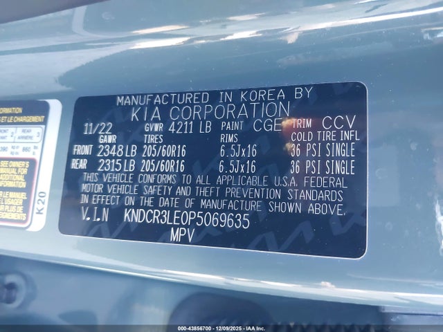 2023 KIA NIRO KNDCR3LE0P5069635 Photo 8