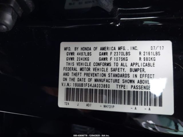 2018 ACURA TLX 19UUB1F54JA003890 Photo 8