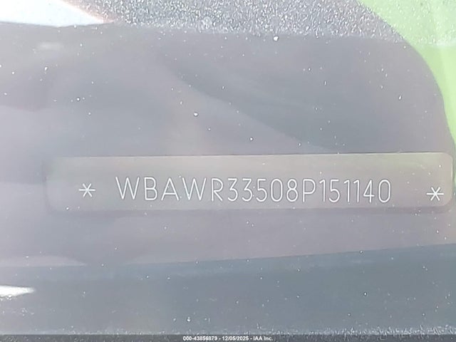 Продаж на аукціоні авто 2008 Bmw 328i, vin: WBAWR33508P151140, номер лоту: 43856879