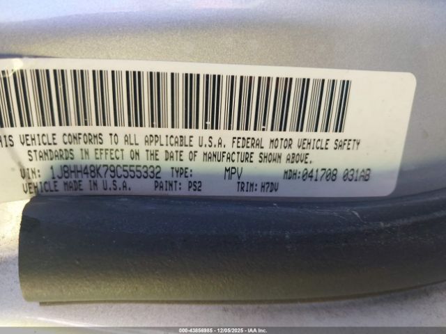 2009 JEEP COMMANDER 1J8HH48K79C555332 Photo 8