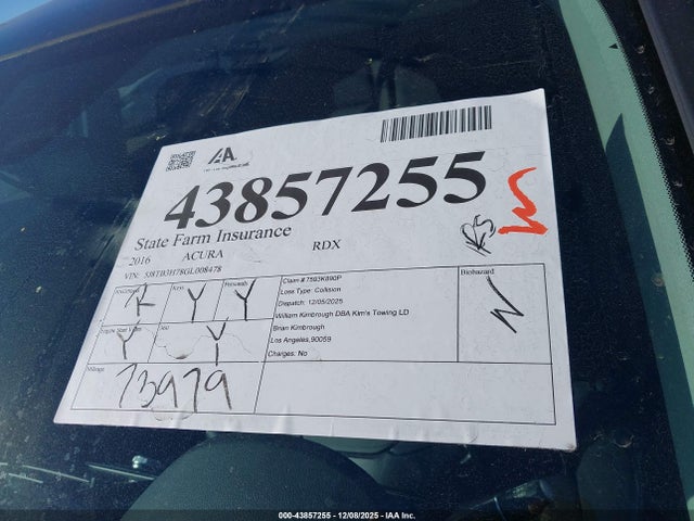 Acura Rdx Advance Package 2016 5J8TB3H78GL008478 Image 17