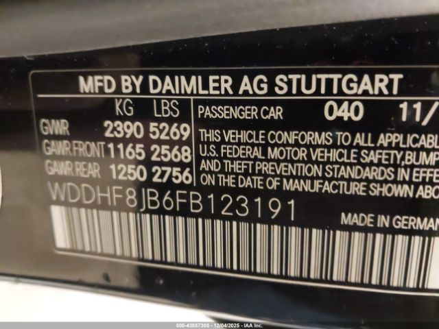 2015 MERCEDES-BENZ E 350 WDDHF8JB6FB123191 Photo 8