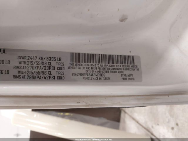 2019 RAM PROMASTER CITY ZFBHRFAB4K6M90196 Photo 8