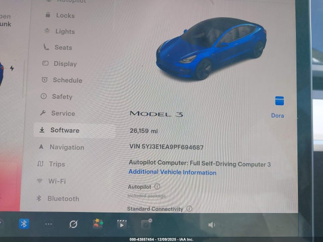 2023 TESLA MODEL 3 5YJ3E1EA9PF694687 Photo 6