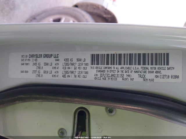 2010 DODGE RAM 2500 3D7UT2CL0AG131152 Photo 8