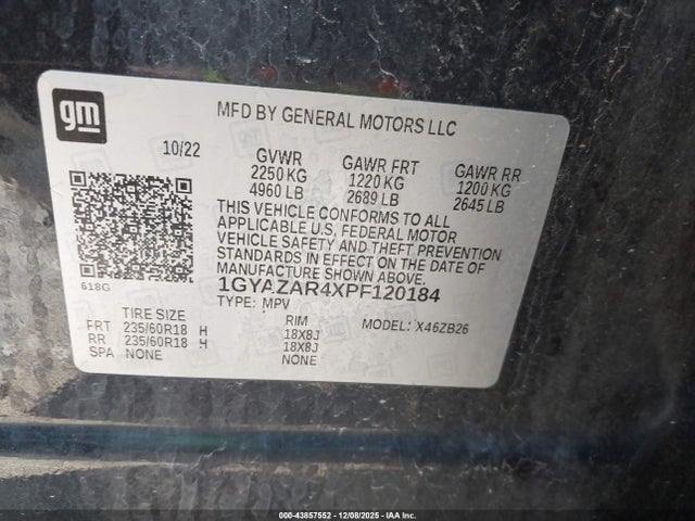 2023 CADILLAC XT4 1GYAZAR4XPF120184 Photo 8