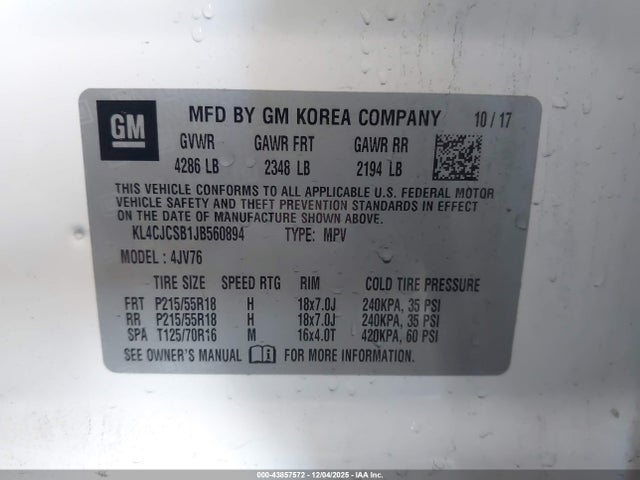 Buick Encore Essence 2018 KL4CJCSB1JB560894 Image 9