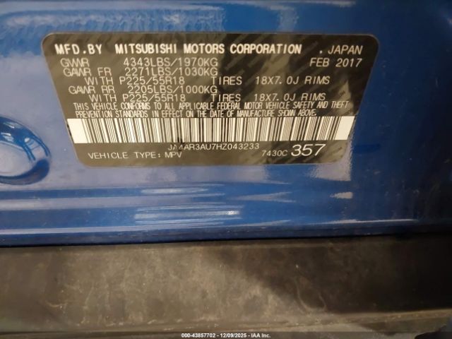 2017 MITSUBISHI OUTLANDER SPORT JA4AR3AU7HZ043233 Photo 8