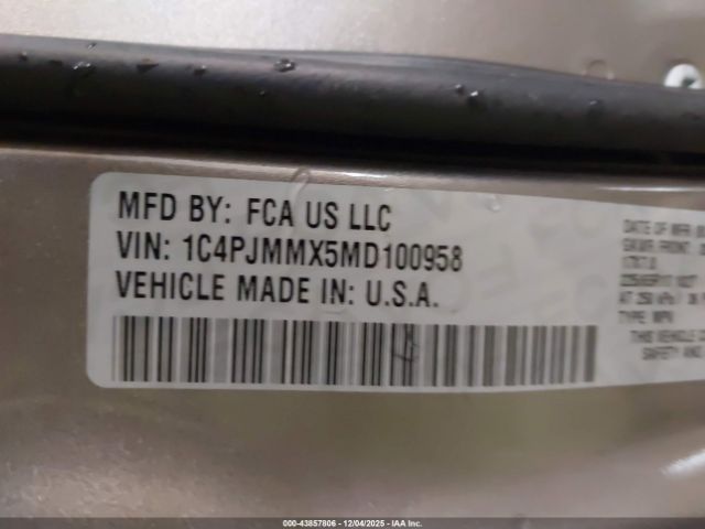 2021 JEEP CHEROKEE 1C4PJMMX5MD100958 Photo 8