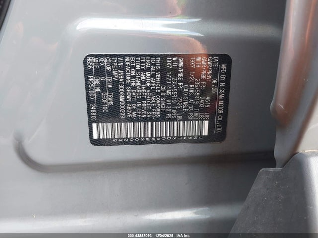 JN8AT3DD8MW300239 Nissan Rogue Platinum Intelligent Awd