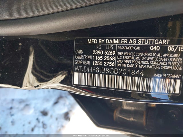 Mercedes-Benz E 350 4matic 2016 WDDHF8JB8GB201844 Image 9