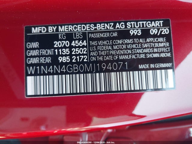 2021 MERCEDES-BENZ GLA 250 W1N4N4GB0MJ194071 Photo 8